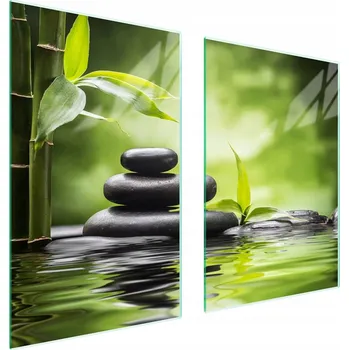 Obraz Skleněná ochranná deska na sporák 65x52 Bambus