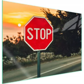 Obraz Skleněná ochranná deska na sporák 70x52 Znak