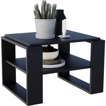 Konferenční stolek Stylový stolek Kaja 61 moderní černý do obývacího pokoje