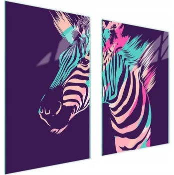 Obraz Skleněná ochranná deska na sporák 65x52 Zebra