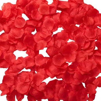 Obraz Płatki Róż Červené Svatba Svatební Hostina 500 ks +