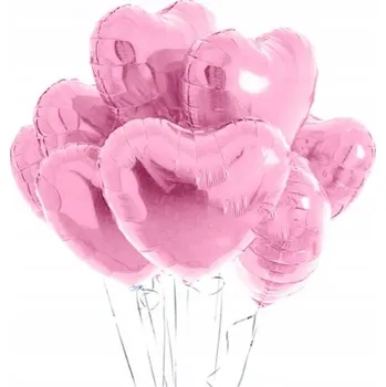 Balónek Růžový balónek sada balónků 8 ks