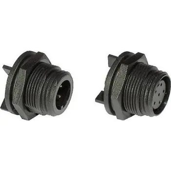 Elektrická zásuvka Bulgin Kulatý konektor, Zadní montáž, počet kontaktů: 6, Zásuvka, pohlaví kontaktu: samice, IP68