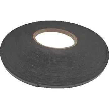 Lepicí páska Oboustranná montážní páska černá antracit 7mm / 25m