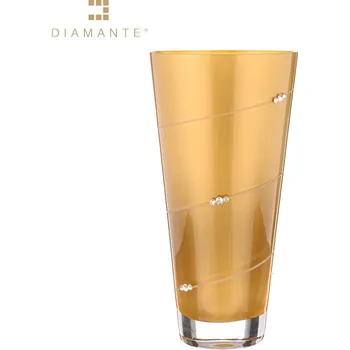 Váza Diamante, Slovensko Váza 25 cm Conical Gold