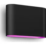 Philips HUE Hue Dymera venkovní nástěnné LED svítidlo 2x10,2W 1020lm 2000-6500K RGB IP44, černé