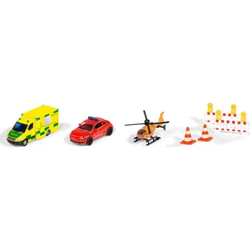 autíčko SIKU Super 6332 - set záchranná vozidla 3 ks s příslušenstvím