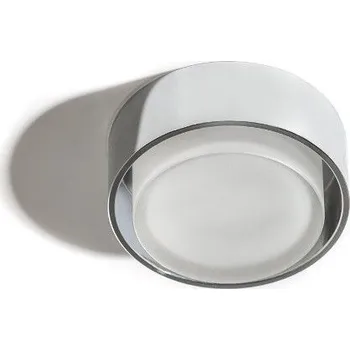 Bodové svítidlo Azzardo KASTORIA koupelnové zápustné svítidlo LED 7W 550lm 3000K 10cm kulaté IP44, chromové