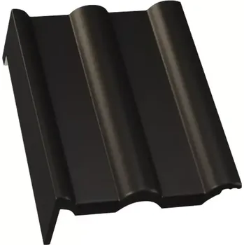 Střecha KMB BETA Samet pultová okrajová levá černá