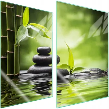 Obraz Skleněná ochranná deska na sporák 2x35x52 Bambus