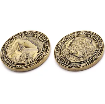 Pamětní mince Červený kameň Slovensko - tmavě zlatá