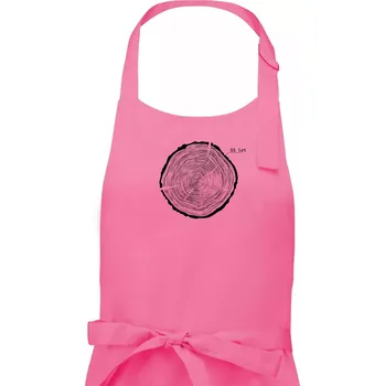 Kuchyňská zástěra Letokruhy - 55 - Pánská zástěra na vaření - Univerzální velikost ( Růžová )