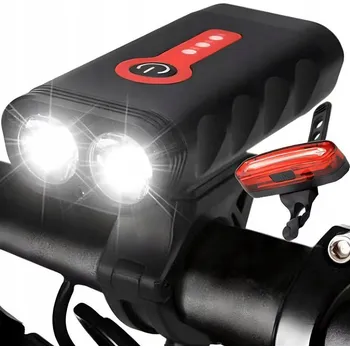 Cyklosvítilna Osvětlení na kolo LED lampa + USB 1800 lm