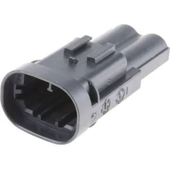 Elektrický konektor Automobilový konektor, počet kontaktů: 2 barva Černá, Samec, řada: NG1, počet řad: 1