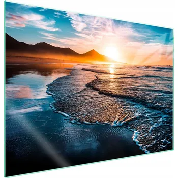 Obraz Skleněná ochranná deska na sporák 70x52 Hory