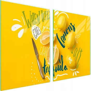 Obraz Skleněná ochranná deska na sporák 2x45x52 Ovoce