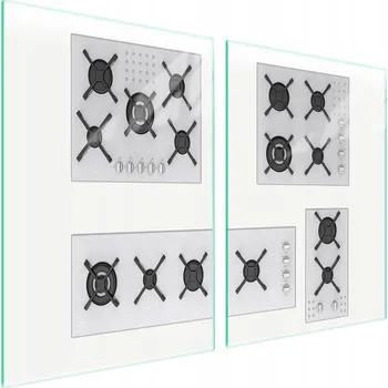 Obraz Skleněná ochranná deska na sporák 2x45x52 cm Kuchyně