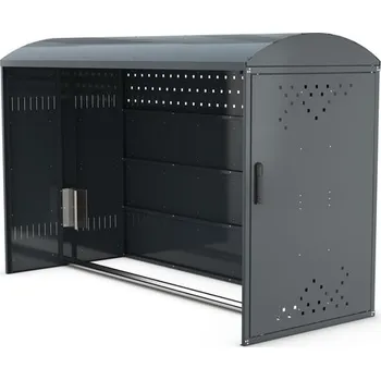 stojan na kolo Nástavná sada BIKEBOX 1B s boční stěnou RAL