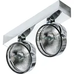 Azzardo Jerry 2 12V přisazené bodové svítidlo 2x GX53 50W bez zdroje 33cm IP20, chromové