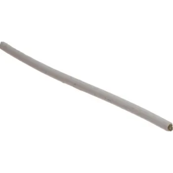 Anténní kabel Koaxiální kabel Micro Coax, Bílá Perfluoroalkoxyalkan (PFA), vnější průměr: 1.12mm 100m Alpha Wire Bez koncovky