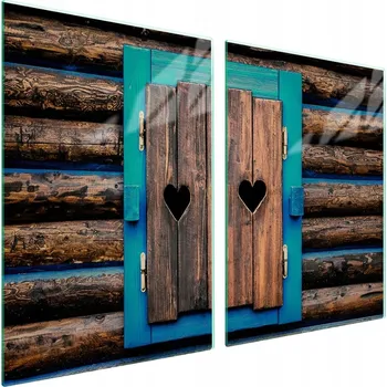 Obraz Skleněná ochranná deska na sporák 2x45x52 Dřevo