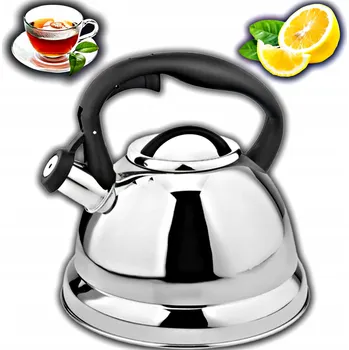 Konvice na čaj KONVICE S PÍŠŤALKOU NA PLYN A INDUKCI Z NEREZOVÉ OCELI HAZEL 3,0L