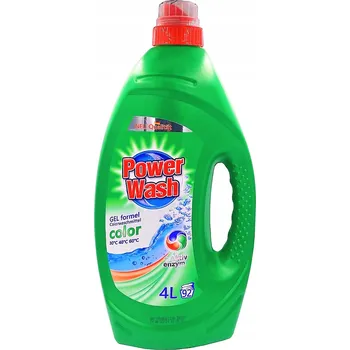 Prací gel Tekutý prací prostředek na barevné prádlo Power Wash 4 l