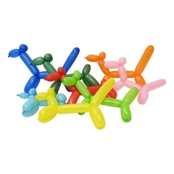 Balónek Modelovací balonky klasik, pastelový mix barev - 100 ks