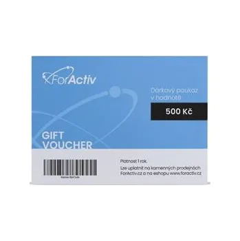 Dárkový potravinový koš ForActiv.cz s.r.o. Dárkový poukaz 500 Kč