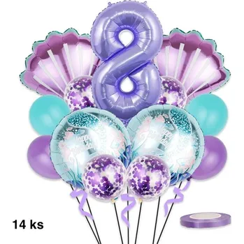 Party dekorace Narozeninová dekorace Mořská Víla 8