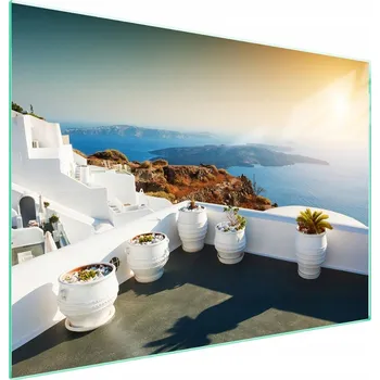 Obraz Skleněná ochranná deska na sporák 70x52 Výhled