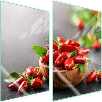 Obraz Skleněná ochranná deska na sporák 2x35x52 Chili