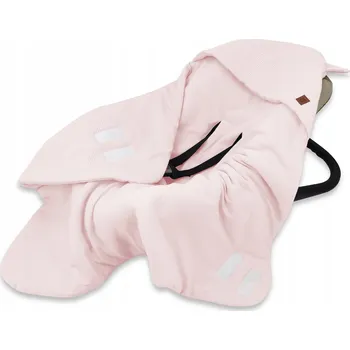 Zavinovačka Zavinovačka do kočárku pro celoroční sedačku 2-2,5 tog MimiNu SOFT RŮŽOVÝ 90x90 cm