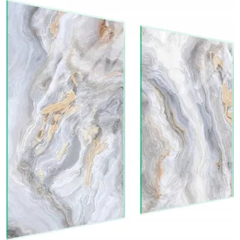 Obraz Skleněná ochranná deska na sporák 65x52 Mramor