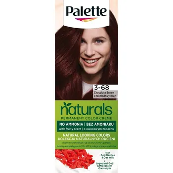 Barva na vlasy Palette, Permanent Naturals Color Creme permanentná farba na vlasy 868/ 3-68 čokoládovo hneďá