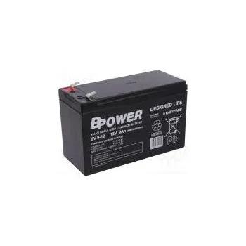 Záložní baterie Akum kyselino-olověné 12V 9Ah AGM bezobslužný 151x65x99mm