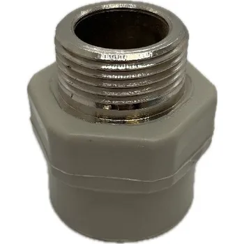 Vodovodní potrubí Sanitas - PPR tvarovky Přechod PPR s vnějším závitem 32 x 1“