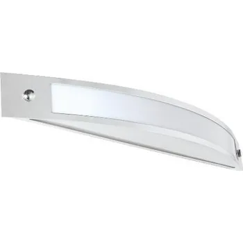 Prezent OASIS koupelnové nástěnné svítidlo 1x 2G11 PLL 24W bez zdroje 65cm IP44, chrom / opálové sklo