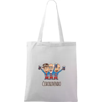 Československo 100 let - pivo (Pecka design) - Taška bavlněná - 42 x 38 cm ( Bílá )