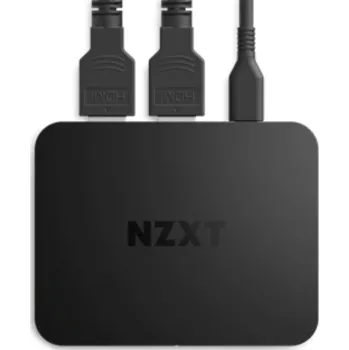 NZXT externí záznamová karta Signal HD60, HD při 60fps, 2x HDMI, 1x USB-C, UVC, černá