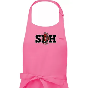 Kuchyňská zástěra SDH hasicí přístroj - Dámská zástěra na vaření - Univerzální velikost ( Růžová )