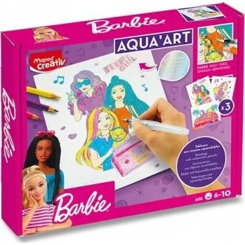 kreativní sada Barbie akvarelová sada Aqua Art pro malování