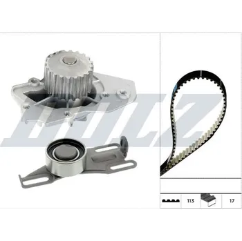 Rozvod motoru Vodní pumpa + sada ozubeného řemene DOLZ KD305