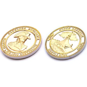 Pamětní mince Bitva u Slavkova Mohyla míru - stříbrná-zlatá