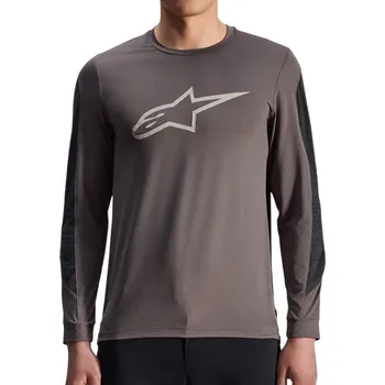 cyklistický dres Dres - ALPINESTARS A-Dura Insert Astar Ls 2025 - Dark Grey M