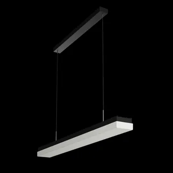 OSMONT MAT60084 MATAR LE5 závěsné plastové svítidlo černá / bílá IP40 3000 K 19W LED