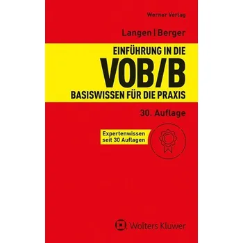 Einführung in die VOB/B - Berger, Andreas [DE] (2025, Firma, Werner Verlag)