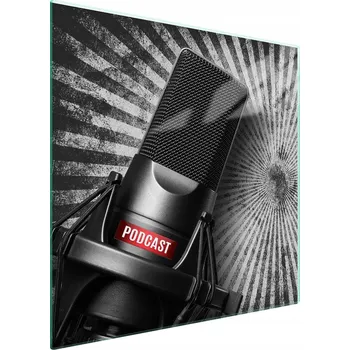 Obraz Skleněná ochranná deska na sporák 50x52 Hudba