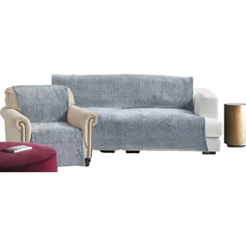 Přehoz na lůžko Přehoz na postel Mesa polyester 160 cm x 210 cm šedý