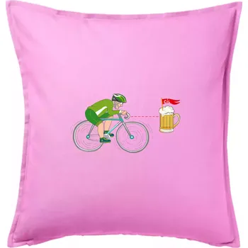 Polštář Pivo je můj cíl (Pecka design) - Polštář 50x50 - 50x50 - Pouze potah ( Růžová )